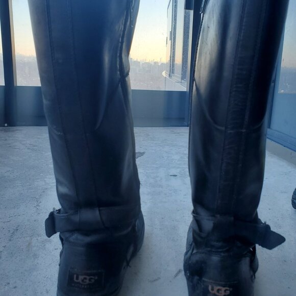 UGG Evanna Tall Leather Boots - Picture 15 of 16